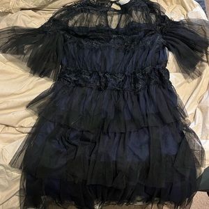 Black goth Liquorish Dress